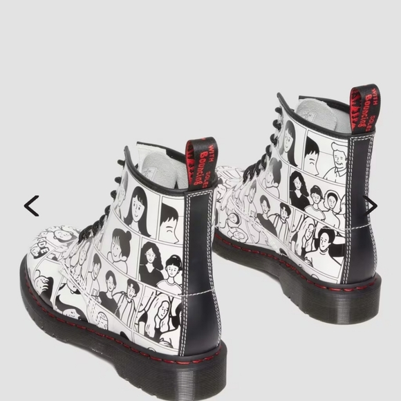 1460 PRIDE Edition Dr. Martens Leather Lace Up Boots Designed by Fuyuki Kanai - Picture 16 of 16